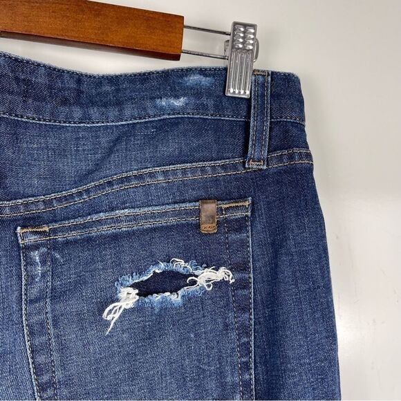 Joe's Jeans The Billie Ankle Relaxed Jeans Distressed Dark Wash Women's Size 28 - Picture 7 of 10